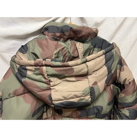 Hudson HDSN Mens Quilted Hooded Storm Parka Puffer Coat Size 2XL Camo $438 MSRP - Picture 9 of 16